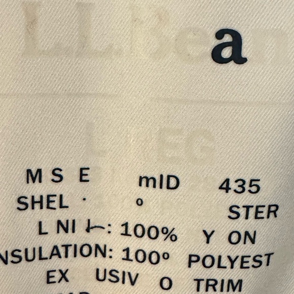 LL BEAN L Riding equestrian white quilted polyester woman gorpcore outdoor vest - Picture 7 of 11